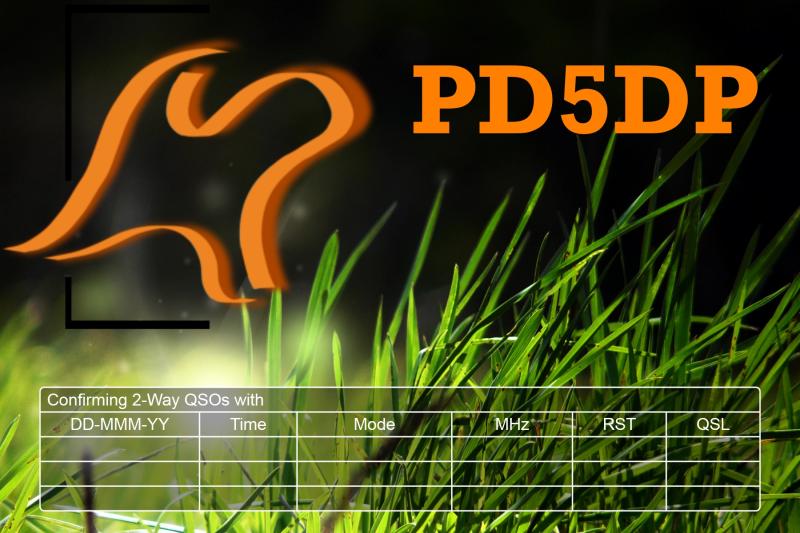 QSL PD5DP